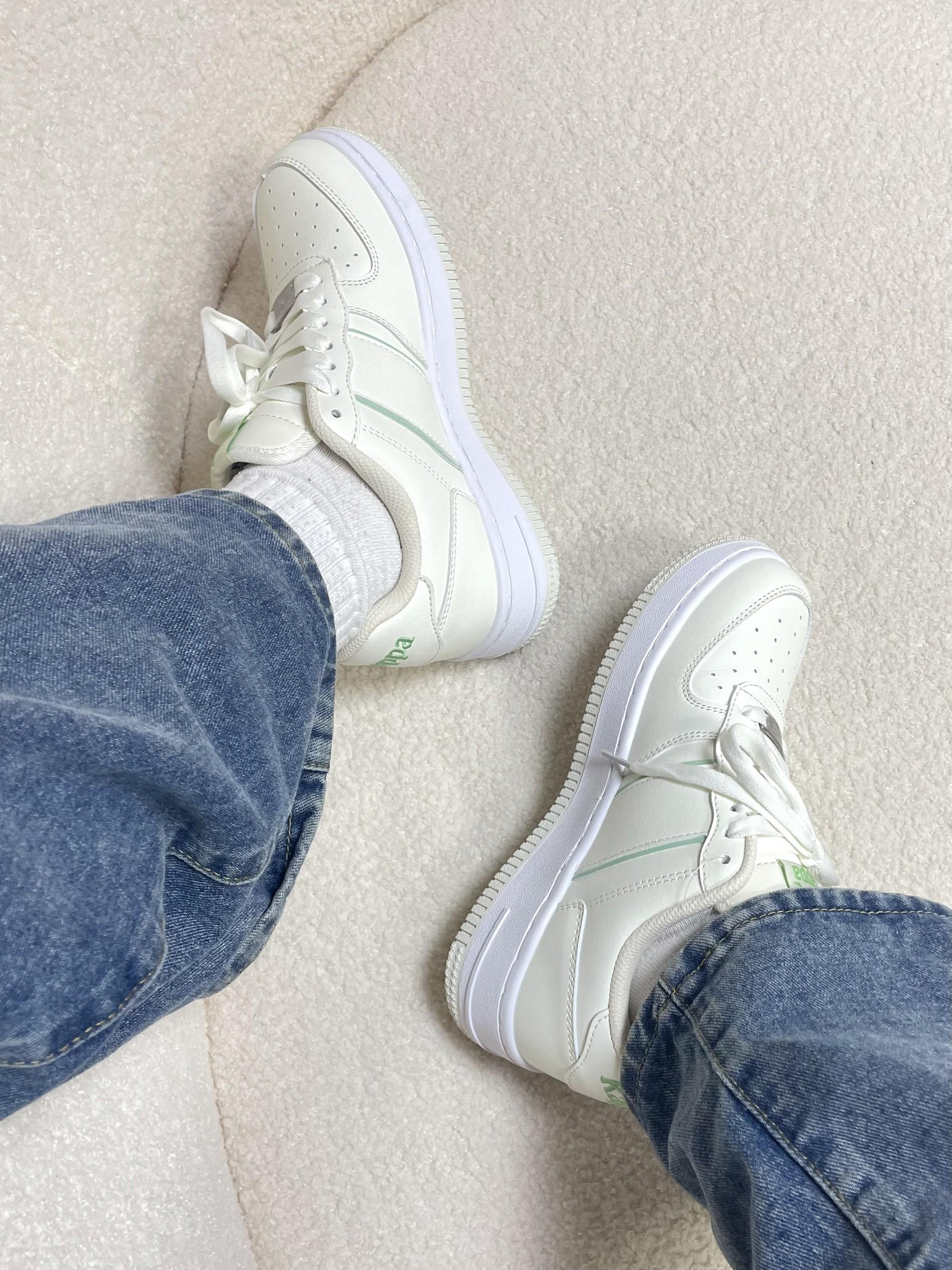 谁懂啊!Kappa这双小白鞋嫩到掐出水💚